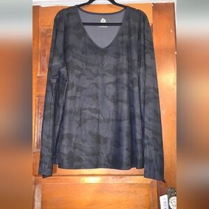 RBX Charcoal Long Sleeve Camo Shirt